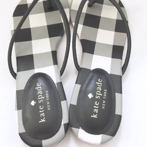 ❌SOLD❌ KATE SPADE ♠️ Sz 8.5 Mistic Plaid Flip Flop - Picture 4 of 6